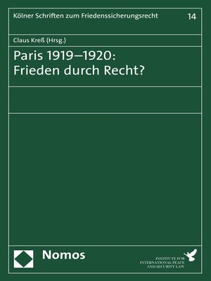 cover image of Paris 1919–1920